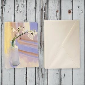 11 Floral Greeting Cards with Envelopes